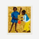 Elizabeth Catlett, Playmates (from the For My People portfolio)