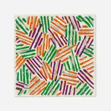 Jasper Johns, Untitled, 1977, screenprint in colors on Patapar printing parchment