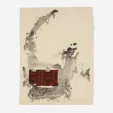 Tobacco Roth-Händle by Robert Motherwell, 1975, lithograph and screenprint on HMP, sold Feb 2024
