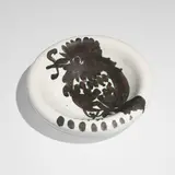 Oiseau au ver ashtray by Pablo Picasso, 1952, earthenware with oxidized paraffin decoration and enamel, sold Feb 2024