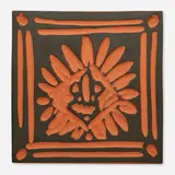 Small Indian by Pablo Picasso, glazed earthenware, sold Feb 2024