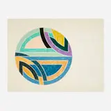Sinjerli Variation II by Frank Stella, 1977, lithograph and screenprint in colors on Arches Cover, sold Feb 2024