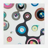 Jellyfish Eyes (White 3) by Takashi Murakami, 2006, offset lithograph in colors, sold Feb 2024