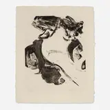 Willem de Kooning, With Love, 1971, lithograph on Jeff Goodman paper