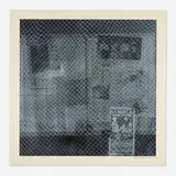 Robert Rauschenberg, Surface Series 51 (from the Currents series), 1970, screenprint in colors on Aqua B 844