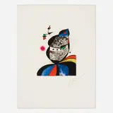 Joan Miró, Gaudi VII, 1979, etching and aquatint in colors on Arches