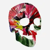 Skull Spin Painting by Damien Hirst, 2009, acrylic on paper, sold Dec 2023