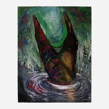 Scott K. Duff, Penetrating the Surface, 1989, acrylic on paper