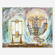 Lance Kiland, Machine Age, 1986, oil on canvas