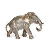 Camelot Silverware Ltd., Elephant animalier sculpture, United Kingdom