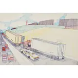 Wesley Willis, The Dan Ryan Expressway, past 51st, st. towards 47th, St., 1987