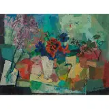 Jean Gunther, Abstracted Still Life with Still Life (double-sided)