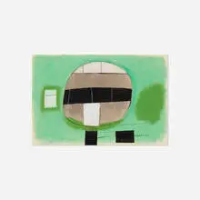 Paul Rand, Untitled, 1952, pastel and acrylic on paper
