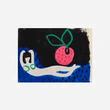 Untitled by Paul Rand, c. 1955, acrylic on paper, sold Sep 2018
