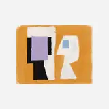Paul Rand, Untitled, 1952, acrylic and collage on paper