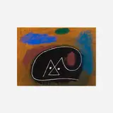 Paul Rand, Untitled, 1952, acrylic and pastel on paper