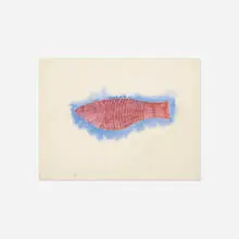 Paul Rand, Untitled, c. 1955, watercolor and crayon on paper
