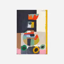 Paul Rand, Untitled, 1953, acrylic and oil on paper