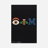 Paul Rand, Eye-Bee-M Rebus poster, 1982, offset lithograph on paper