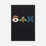 Paul Rand, Eye-Bee-M Rebus poster, 1982, offset lithograph on paper