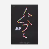 Paul Rand, English First poster, 1993, offset lithograph on paper