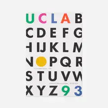 UCLA Summer Sessions poster by Paul Rand, 1993, offset lithograph on paper, sold Sep 2018
