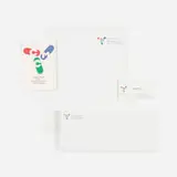 Paul Rand, Creative Media Center stationery, c. 1994, offset lithograph on paper