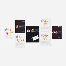 Paul Rand, IBM printed ephemera collection, 1988-1990, offset lithograph on paper