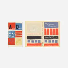 Paul Rand, The American Democrat comprehensive and final cover, c. 1956, collage on paper, printed paper