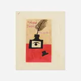 Paul Rand, study for The Armed Vision cover, c. 1956, collage on paper