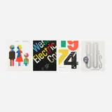 Paul Rand, collection of nine Westinghouse annual report covers