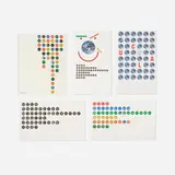 Paul Rand, UCLA cover proofs and final course catalog, 1996, printed paper