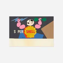 Paul Rand, study for Shell Oil, c. 1955, collage on paper