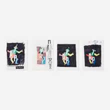Paul Rand, collection of four sketches for Tri-Arts Press poster, c. 1980, ink on paper
