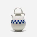 Sarreguemines, pitcher, glazed ceramic
