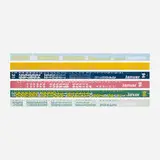 Nick Roericht, collection of twenty calendars, 1983-1995, offset lithograph on paper