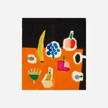 Paul Rand, Untitled, c. 1950, oil on canvas