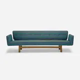 Edward Wormley, sofa, model 5316, 1953, upholstery, mahogany
