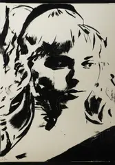 Pure Evil, Untitled, doodled and numbered 24/40 in pencil