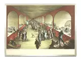 Edward Ardizzone, Untitled, Edward Ardizzone (1900-1979) 'Shelter scene' colour lithograph