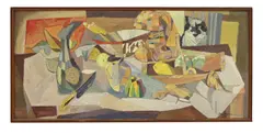 Paul Lucien Dessau, Paul Lucien Dessau (1909-1999) Still Life with a Cat signed l.r.