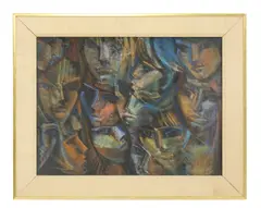 Maurice Mann, Untitled, oil on canvas 41 x 71cm (2)