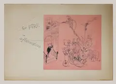 Frederick Rowland Emett, (Frederick) Rowland Emett (1906-1990) '...for Fire...orinflammation' signed 'Emett'