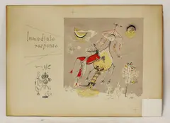 Frederick Rowland Emett, Untitled, on a Windsor and Newton 'Herga' watercolour board