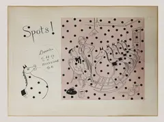 Michael ffolkes, Michael ffolkes (1925-1988) 'Spots' signed 'ffolkes'