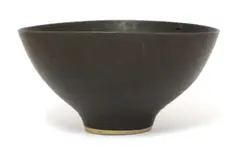 Dame Lucie Rie, Dame Lucie Rie (Austrian-British, 1902, a stoneware bowl with a manganese ground