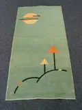 Art Deco-Style, A woven rug,