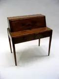 Cotswold school, A walnut bureau,, A walnut bureau,