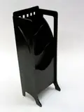 Glasgow Style, A stained oak newspaper rack,, A stained oak newspaper rack,