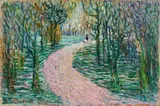Parkweg mit Reiterin by Wladimir Georgiewitsch von Bechtejeff, 1905, Öl auf Leinwand, sold Nov 2014